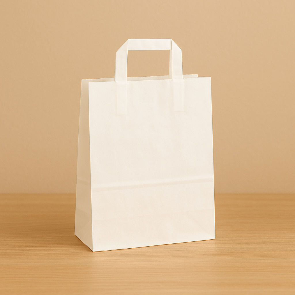bolsas de papel con asa plana comprar online