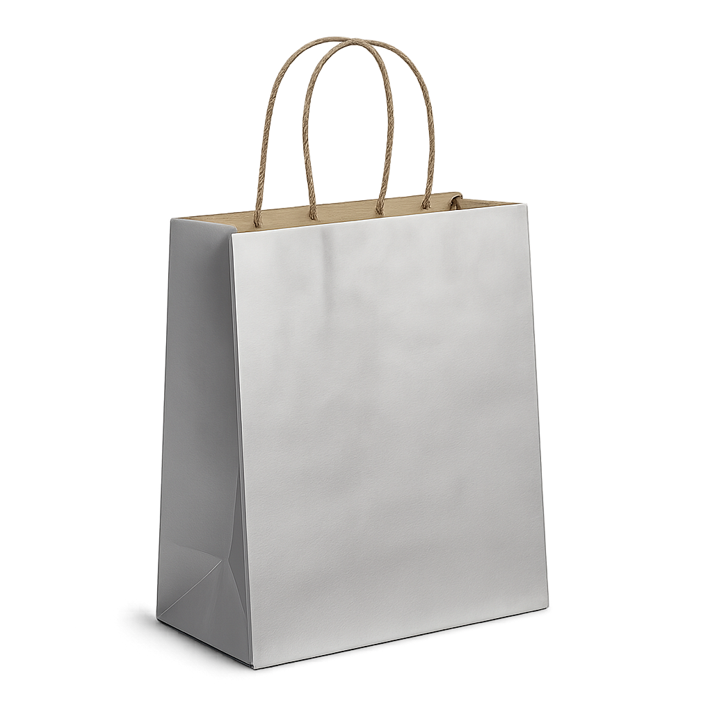 Asa Retorcida 24x12x31 Kraft Oro/Plata