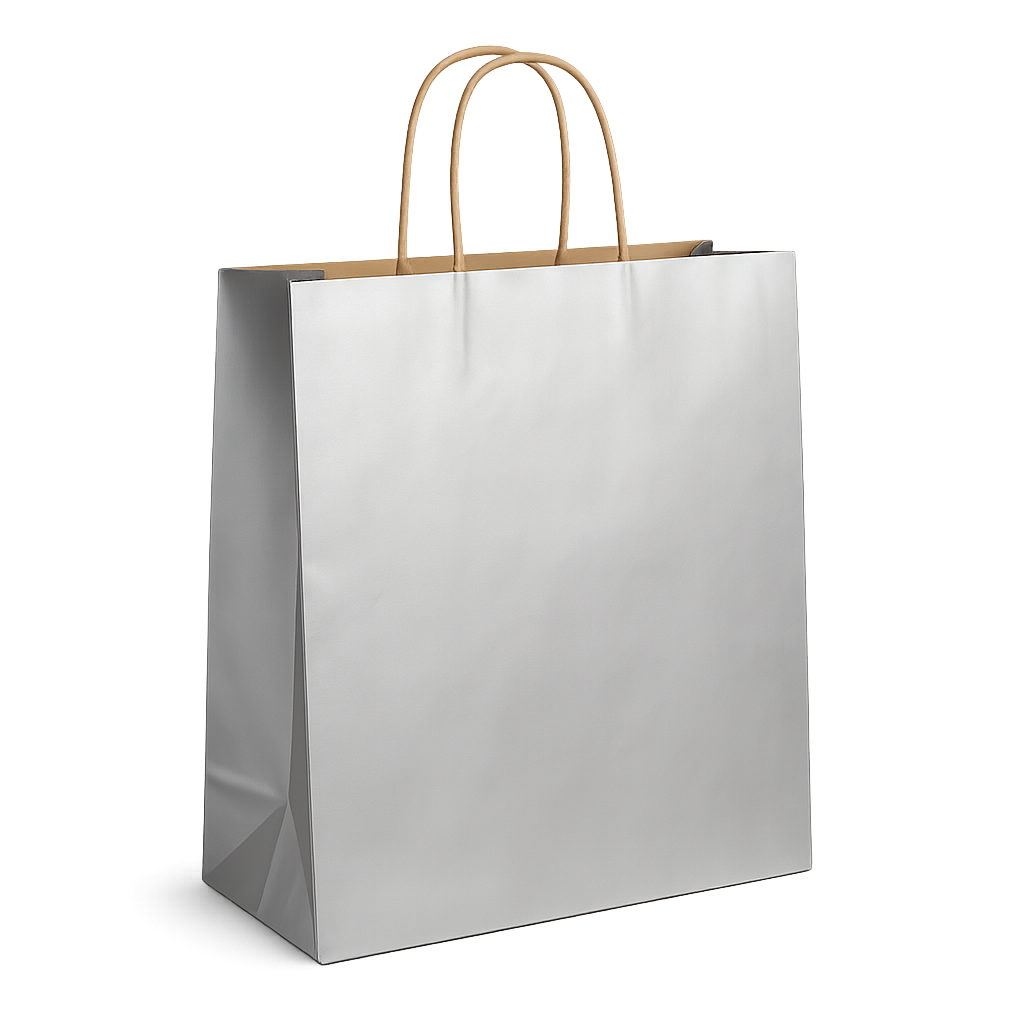 Asa Retorcida 46x16x49 Kraft Oro/Plata